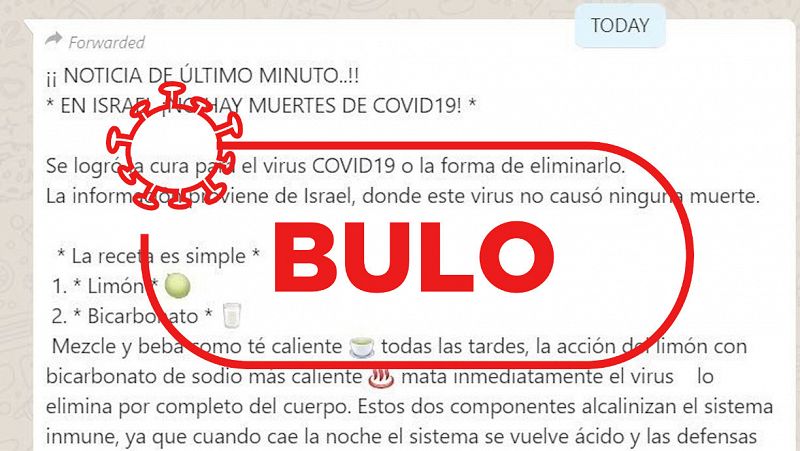 No, ni el limón ni el bicarbonato eliminan el COVID-19