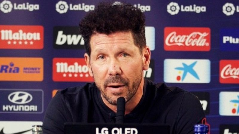 Simeone: "En el Atlético tres minutos son determinantes, perdimos una Champions"