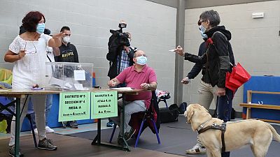 El coronavirus lleva al Pa�s Vasco a registrar la participaci�n m�s baja de la historia en unas auton�micas