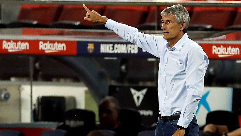 Setién: "Tampoco siento que haya hecho tan mal las cosas por haber empatado tres partidos"