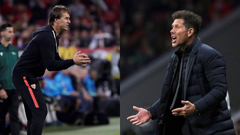 Simeone y Lopetegui: dos entrenadores con números de Champions