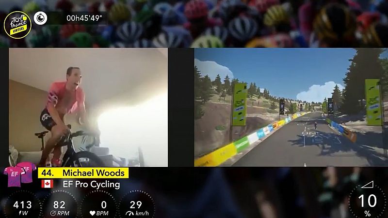 Woods vence en la etapa reina en Mont Ventoux tras romperse el fémur en marzo