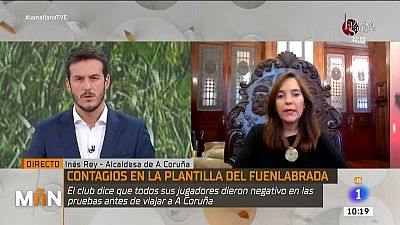 In�s Rey, alcaldesa de A Coru�a: ''Me pregunto si los futbolistas tienen un estatus diferente"