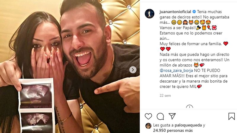 Juan Antonio de OT 2017 ha sido padre de un niño