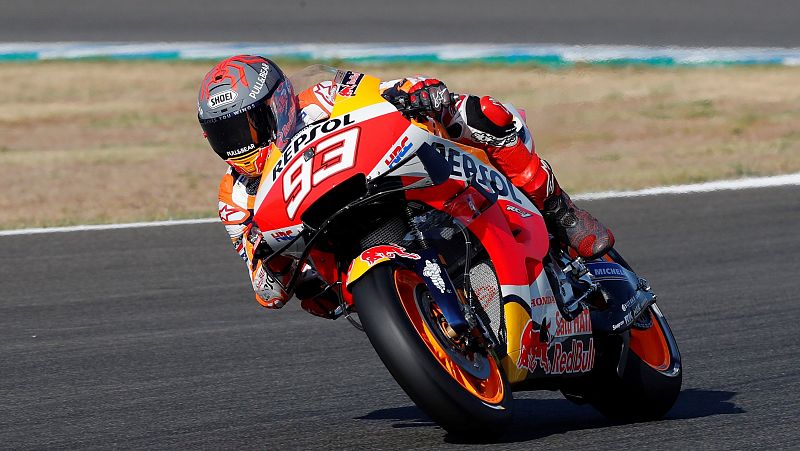 Marc Márquez se prueba en Jerez cuatro días después de la operación pero no correrá; Quartararo, otra pole