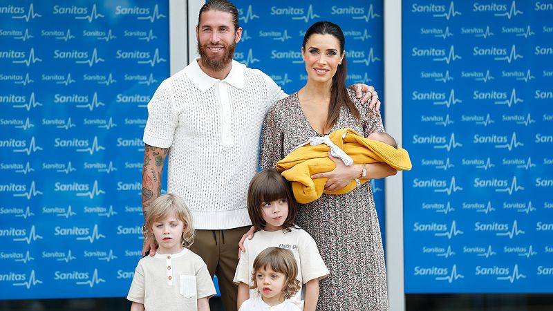 Pilar Rubio y Sergio Ramos ya disfrutan de Máximo Adriano en casa