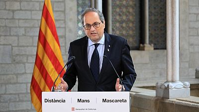 Torra exige a Snchez "frenar las hostilidades" contra el independentismo para retomar el dilogo