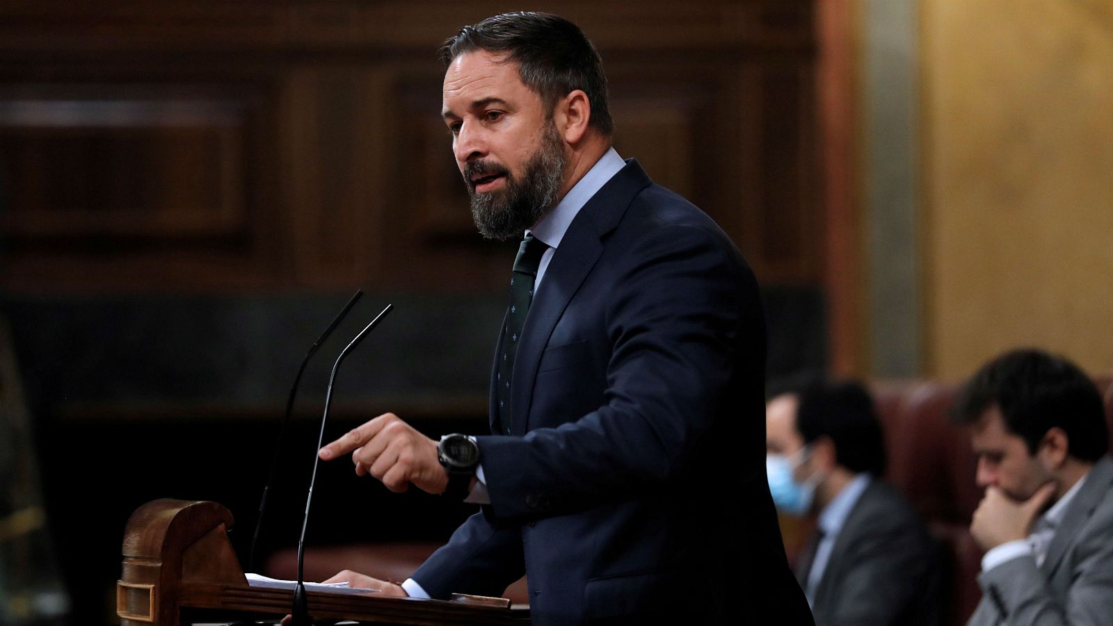 Abascal anuncia una moción de censura contra Sánchez en septiembre