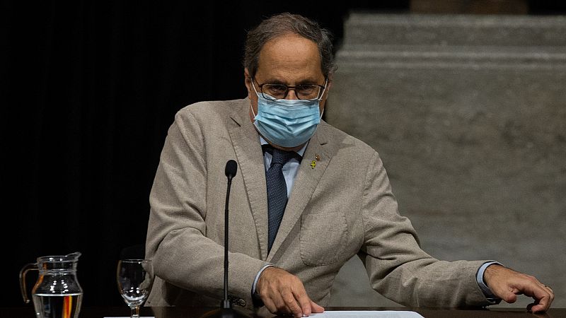 El Tribunal Constitucional estudiará la decisión del Supremo de mantener la retirada del escaño a Torra