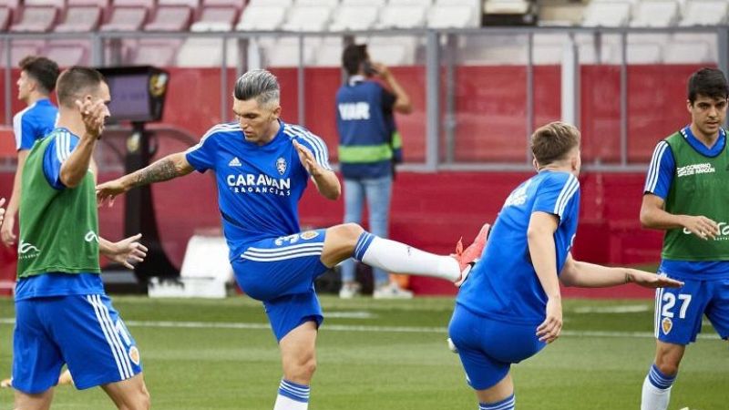 El Real Zaragoza retomará los entrenamientos este domingo tras dos PCR negativas
