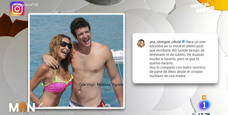 El último mensaje de Aless Lequio, el hijo de Ana Obregón