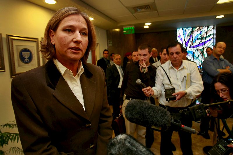 Livni asegura que la tregua con Gaza ha muerto e insta a Barak al contragolpe