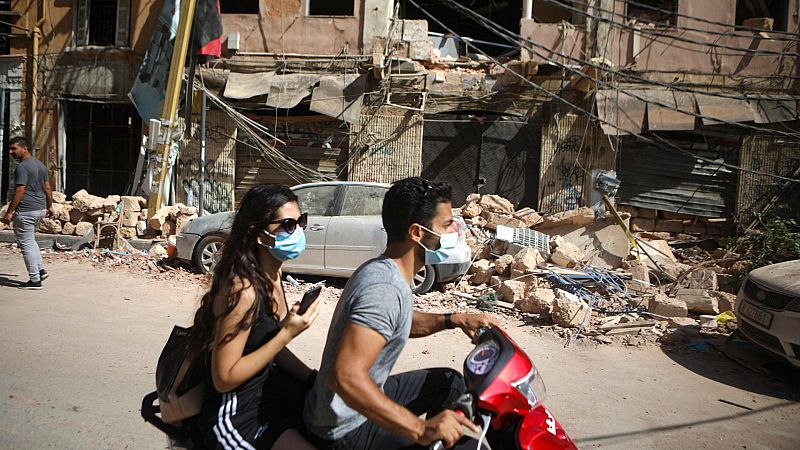 Beirut, una ciudad destrozada: "La devastación es increíble, parece una zona de guerra"