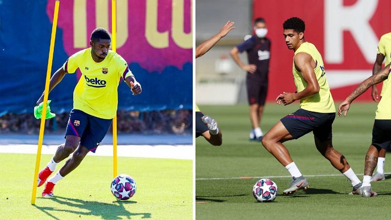 Dembelé y Araujo, a punto para recibir el alta