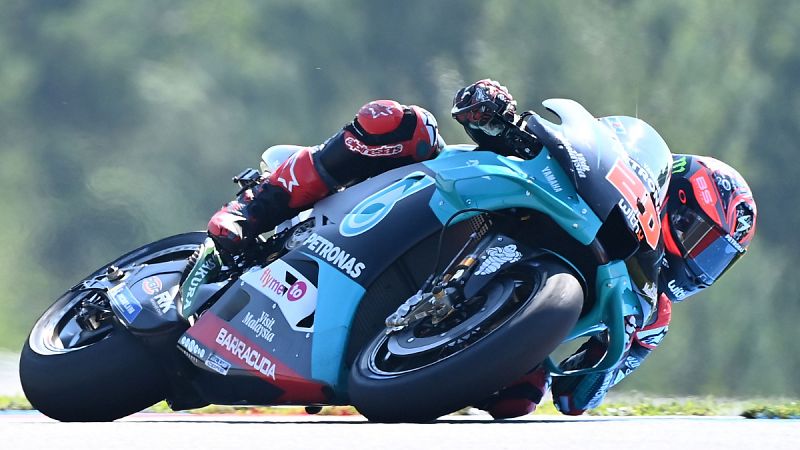 Quartararo lidera la segunda sesión de entrenamientos libres con dominio de las motos no oficiales