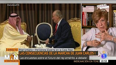 La periodista Pilar Urbano, experta en la Casa Real: "Creo que nos est�n enga�ando"
