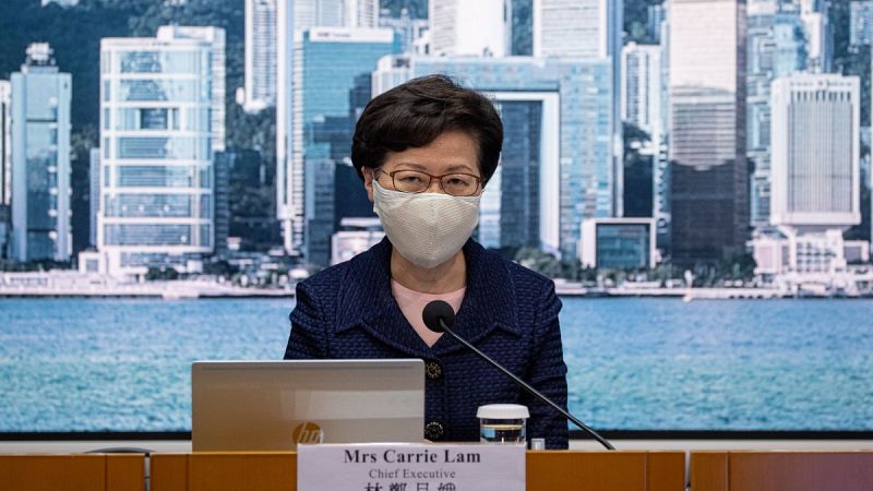 Estados Unidos sanciona a Carrie Lam por "socavar" la autonomía de Hong Kong