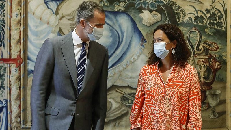 Felipe VI inicia su agenda oficial en Palma mientras sigue sin conocerse el destino del rey emérito