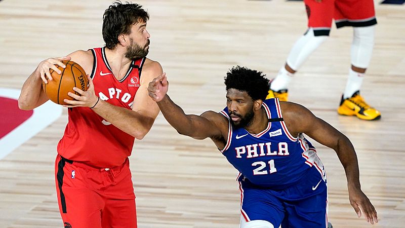 Los Raptors de Marc Gasol firman el 6-1 tras la victoria ante Philadelphia