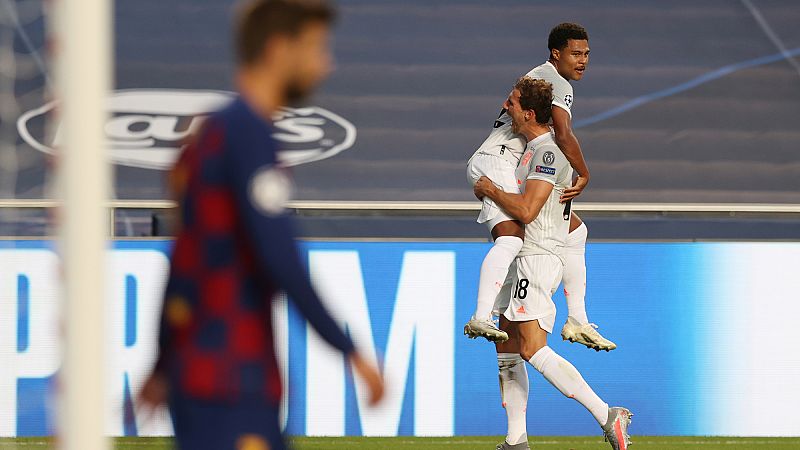 La apisonadora del Bayern pasa por encima del Barça: 2-8