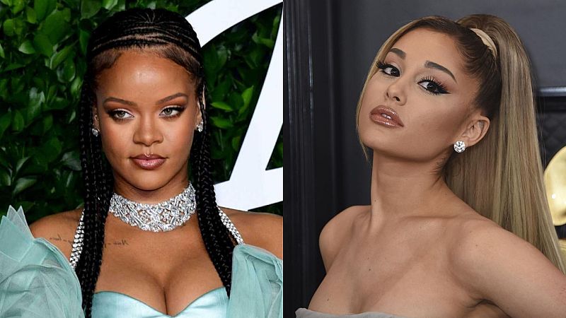 Ariana Grande le pide a Rihanna que lance ya su próximo álbum: "Vuelve a llenar mis oídos, por favor"