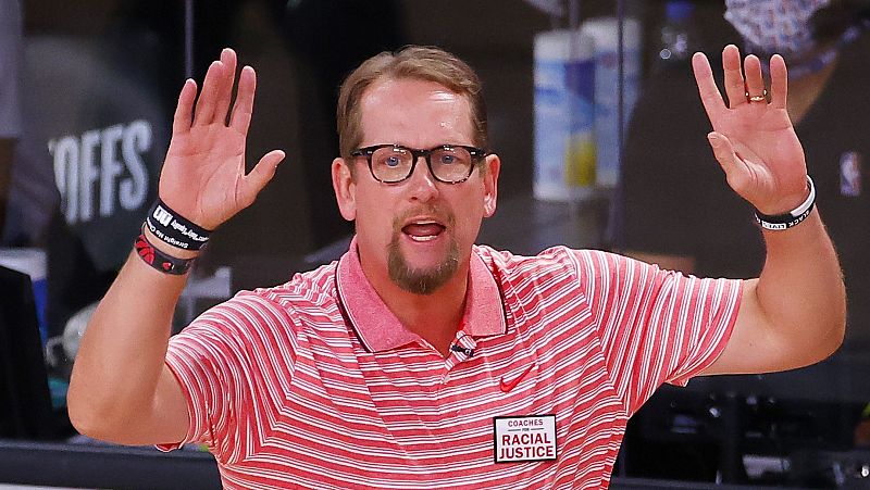 Nick Nurse, elegido como mejor entrenador del año en la NBA