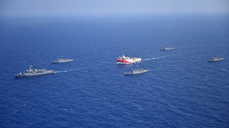 Turquía responde con maniobras militares a los ejercicios anunciados por Grecia en el Mediterráneo oriental