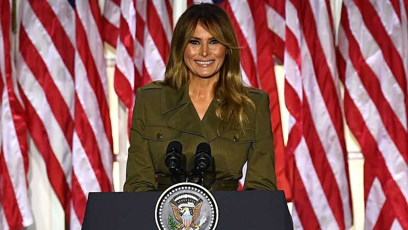 Melania Trump reconoce la gravedad de la pandemia y promete un futuro mejor en la Convención Republicana