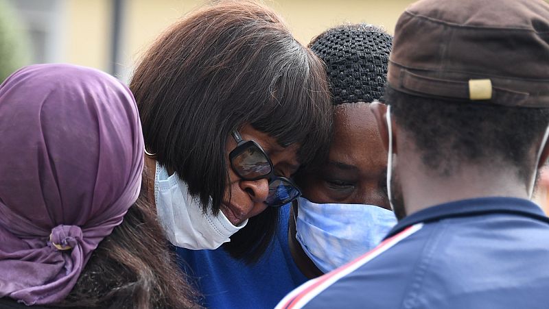 Manifestación en Los Ángeles por la muerte a tiros de un ciclista afroamericano