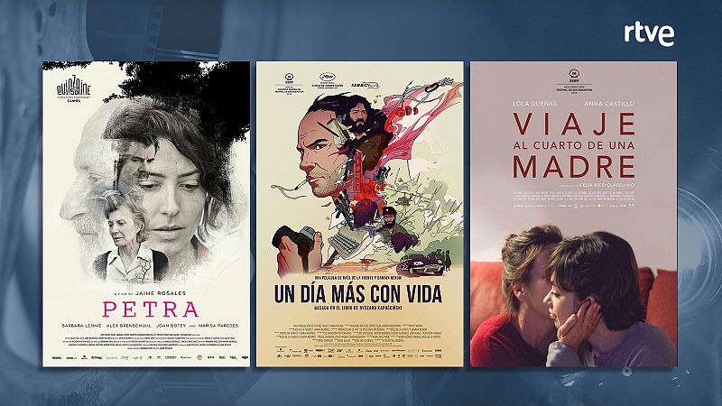 'Somos Cine' de RTVE.es estrena 'Petra', 'Un día más con vida' y 'Viaje al cuarto de una madre' con motivo del Festival de San Sebastián