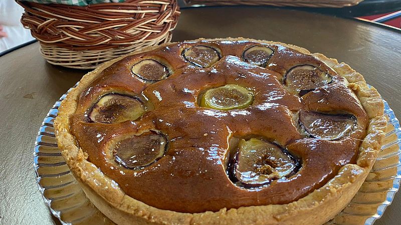 Bizcocho de higos frescos