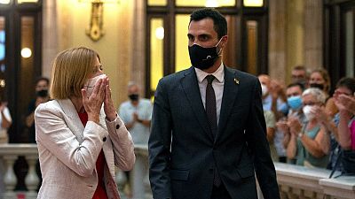 Forcadell regresa al Parlamento de Catalua dos aos y medio despus de su encarcelamiento