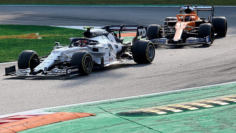 Carlos Sainz logra su segundo podio en un GP de Italia ganado por Pierre Gasly