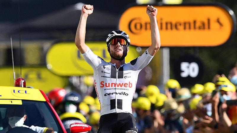 Hirschi consigue la victoria que perseguía en su primer Tour de Francia
