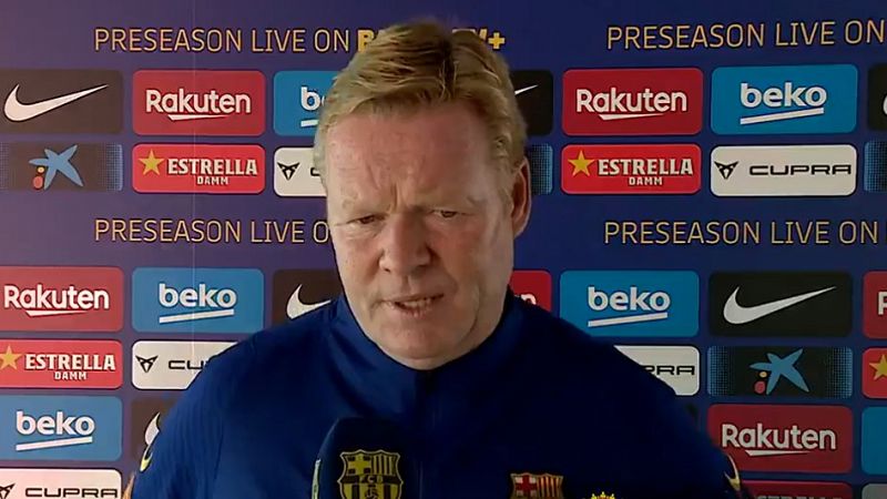 Koeman: "Messi es el mejor y ojalá pueda repetirlo esta temporada
