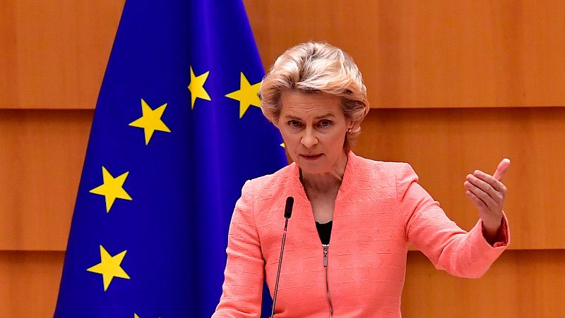 Más competencias sanitarias para la UE y mantener el apoyo económico, apuestas de Von der Leyen frente a la pandemia