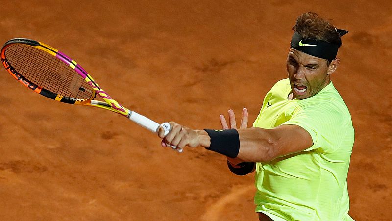 Rafa Nadal debuta en Roma tras 200 días inactivo arrollando a Pablo Carreño