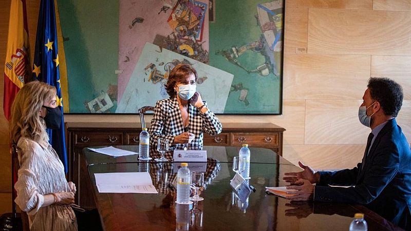 Calvo pide a Cs su apoyo para los Presupuestos y Bal replica que su respaldo es incompatible con el de ERC y Bildu