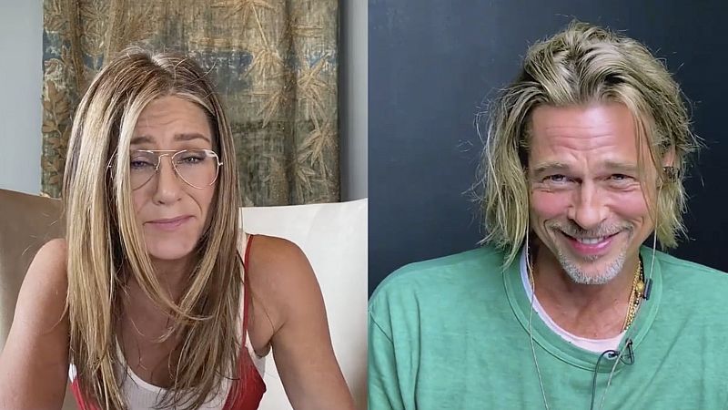 Brad Pitt y Jennifer Aniston: mucho 'tonteo' en su esperado reencuentro