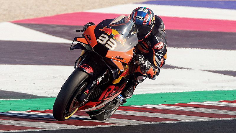 Brad Binder, el más rápido de la jornada en los entrenamientos libres de Misano