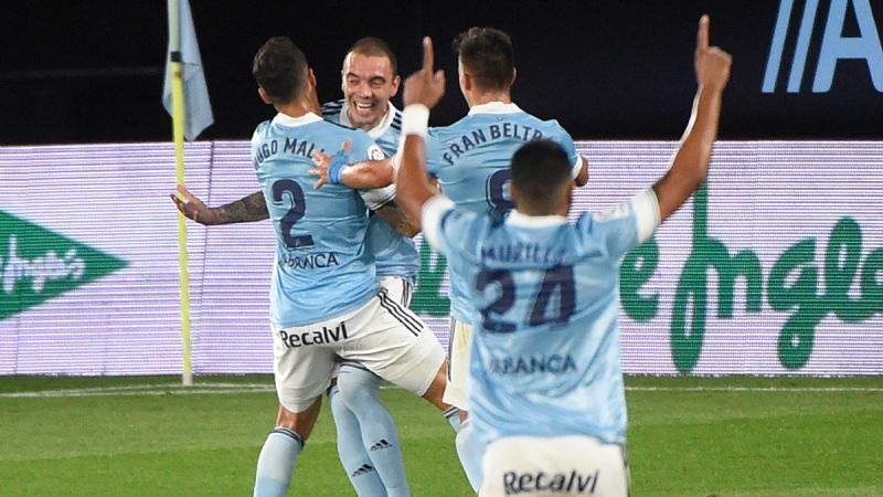 El Celta inaugura el casillero de victorias ante el Valencia gracias a un doblete de Aspas