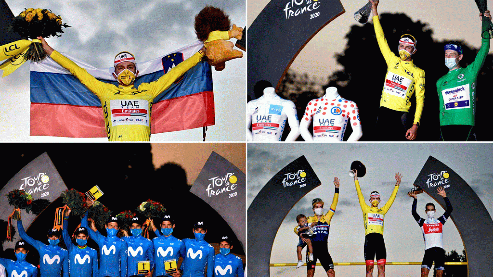 Pogacar se lleva en París un Tour raro pero histórico