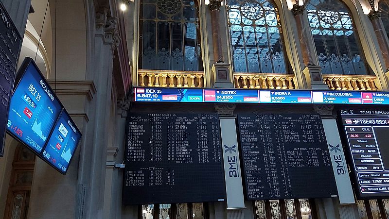 El IBEX 35 se tiñe de rojo: cae un 3,43 %, pierde los 6.700 y vuelve a mínimos del mes de mayo