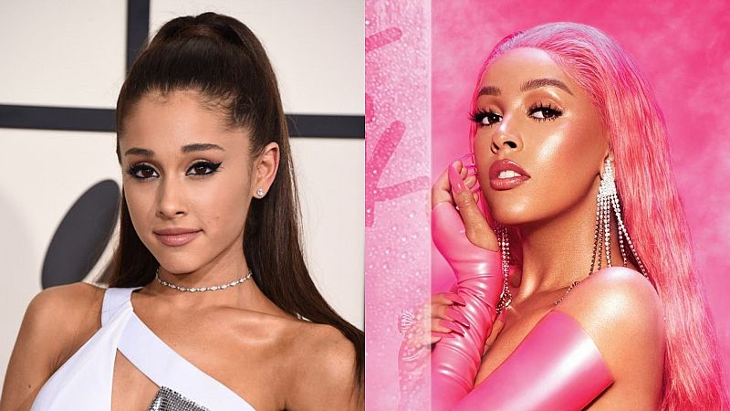 Doja Cat confirma su colaboración con Ariana Grande