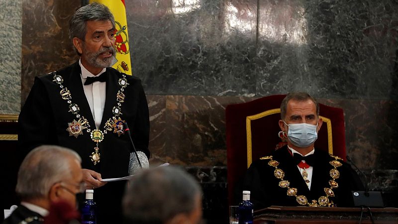El presidente del CGPJ expondrá el malestar oficial de los jueces por la ausencia del rey en un acto en Barcelona