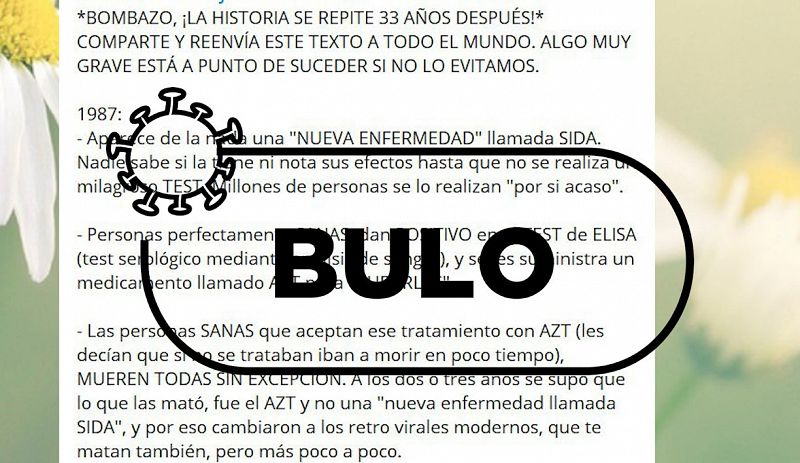 Test ELISA, AZT y asintomáticos: bulos que vinculan el SIDA con la COVID-19