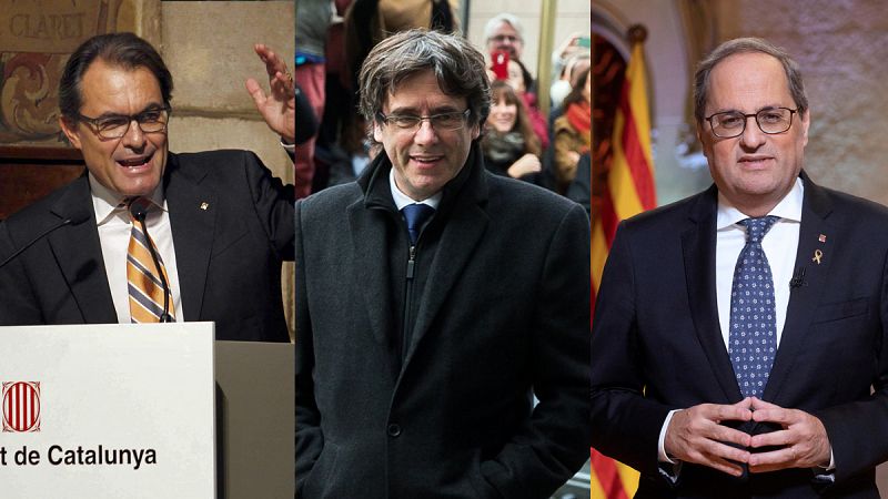 Cataluña: cinco años de crisis institucional, desafío al Estado y tres presidentes procesados por la justicia