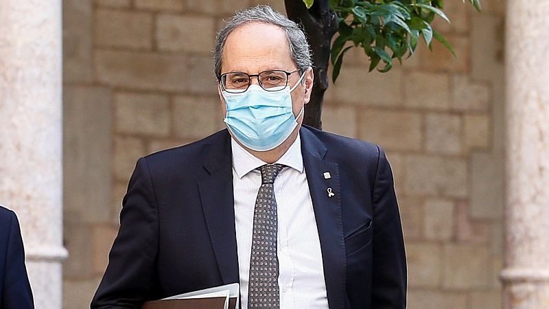 Torra pide al Constitucional que suspenda de forma urgente su inhabilitación