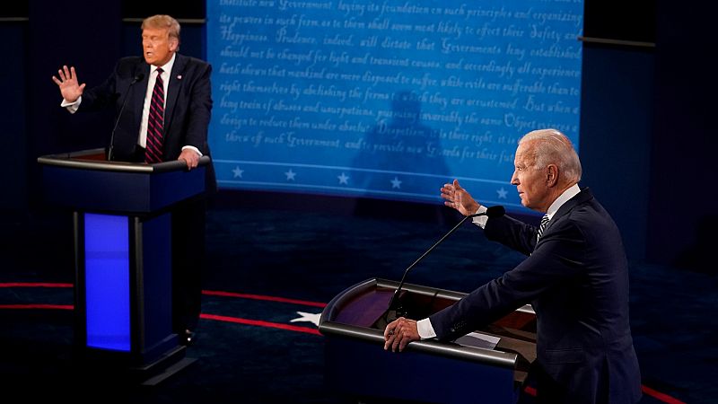 De "payaso y cállate hombre" a "te falta inteligencia": los momentos más tensos del primer debate entre Trump y Biden