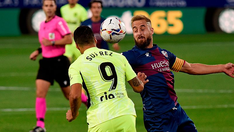 El Atlético se enreda en un partido sin goles en El Alcoraz